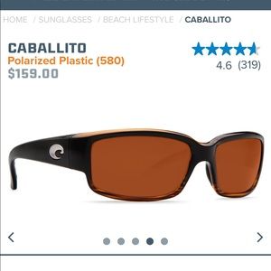 COSTA CABALLITO Sunglasses with case